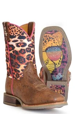 Children's Tin Haul Cheetah Sparkles Western Boot #14-018-0077-0871 -Fashion Boots Store 00e7ae2b4f1e3ec1a59be4fd42d77ce9