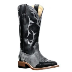 Women's Boulet Grizzly Bear Black Square Toe #0337