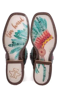 Women's Tin Haul Painted Warrior Boot #14-021-0077-1430BR -Fashion Boots Store 5361ee614cc2ead81b07111ae65ebdac