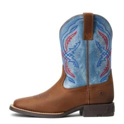 Children's/Youth's Ariat Double Kicker Western Boot #10040247 -Fashion Boots Store 59009d25eea7735805778ad9d12e9491