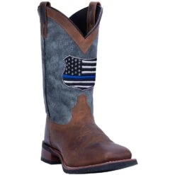 Men's Laredo We Back The Blue Western Boot #7878