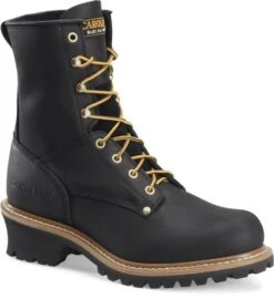 Men's Carolina 8" Black Logger #CA825