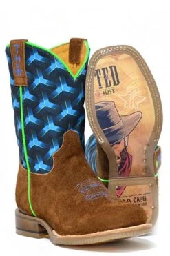 Youth's Tin Haul Kaleidoscope Western Boot #14-119-0101-5014 -Fashion Boots Store 6385375135338df012e3237aa482bce3