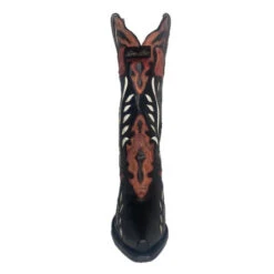 Women's Dan Post Black With Floral Snip Toe #DP4350 -Fashion Boots Store 6a61d6bbbb66900b651ef0ef6c504e36