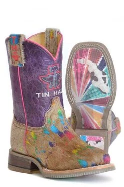 Youth's Tin Haul Spotty Western Boot #14-119-0077-0873 -Fashion Boots Store 72fb07eb908486d4fc99384bf1c7686f