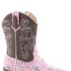 Toddler Roper Brown & Pink Floral Boot #09-017-1901-2987 -Fashion Boots Store 8db5a214c728a59bcf0f25ad670941ae