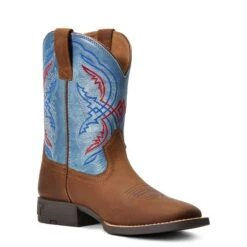 Children's/Youth's Ariat Double Kicker Western Boot #10040247 -Fashion Boots Store 8e5cc65fc059286f40458d33a4b52578