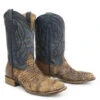 Men's Corral Brown & Blue Western Boot #A3921-C -Fashion Boots Store A3921 LargeFrontSQR