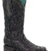 Women's Corral Glitter Inlay Square Toe Boot #C3484 -Fashion Boots Store C3484
