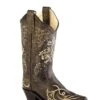 Youth's Old West Fashion Western Boot #CF8222Y (3.5Y-5Y)