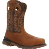 Men's Rocky 2-Tone Brown Carbon Toe Work Boot #RKW0350