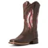 Women's Ariat French Roast Solana VentTEK Boot #10027382 -Fashion Boots Store S19 WMS WEST Sullivan 10027382 3 4 front