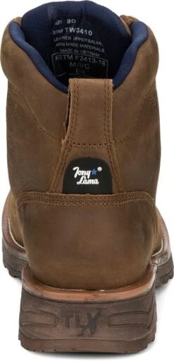 Men's Tony Lama Composite Toe Conductor Work Boot #TW3410 -Fashion Boots Store TW3410 617x563 Heel