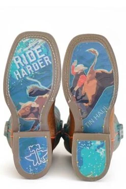 Children's Tin Haul Split Bull Rider Western Boot #14-018-0077-0874 -Fashion Boots Store a0224ddb0a5463b74058e9c03c4f5dbf