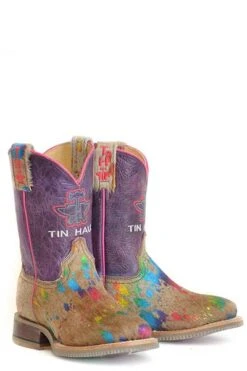 Youth's Tin Haul Spotty Western Boot #14-119-0077-0873