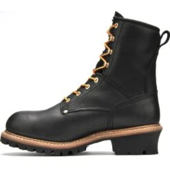 Men's Carolina Black Steel Toe Logger #CA1825 -Fashion Boots Store ef93d23d7c2eb9ce12c22473115bcb38