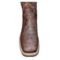Men's Dan Post Dark Brown Ostrich Square Toe #DPP5711 -Fashion Boots Store f33a21e64607ae0a43145ae759281beb